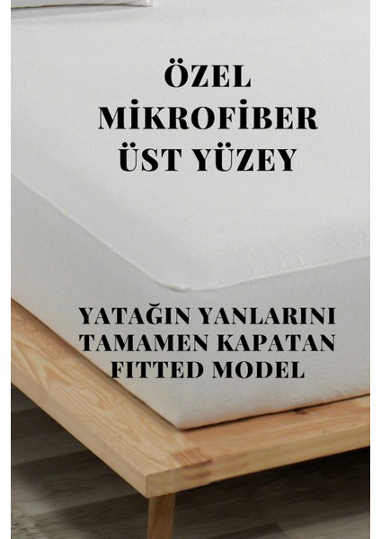 100X200 Sıvı Geçirmez Alez Mikro Fitted Çift Kişilik Tek Kişilik Bebek Alezi Su Yatak Koruyucu