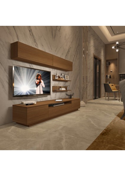 Trendstyle 5s Mdf Tv Ünitesi Tv Sehpası Naturel Ceviz