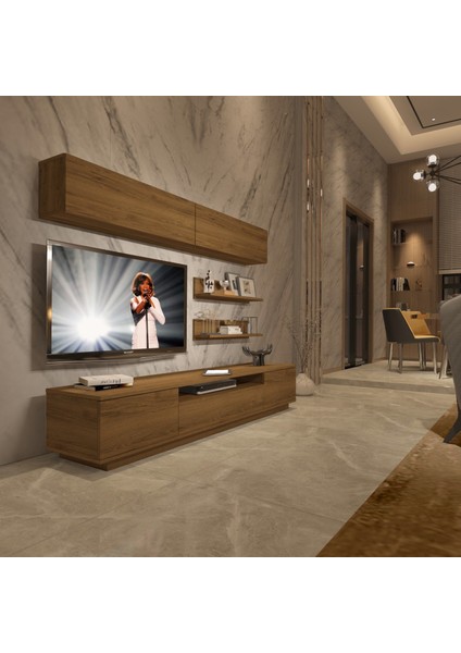 Trendstyle 5s Mdf Tv Ünitesi Tv Sehpası Naturel Pera