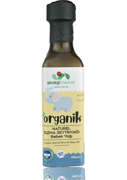 Ekoloji Market Organik Bebek Zeytinyağı 100 ml