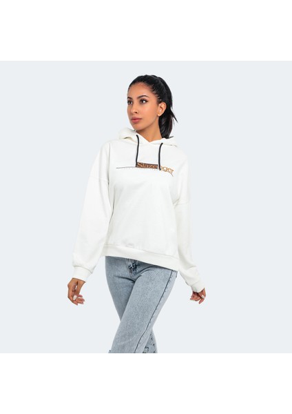 MAGNET Kadın Sweatshirt Krem