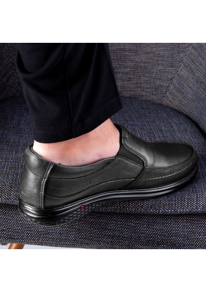 Cushy Deri Comfort Ortopedik Erkek Günlük Ayakkabı Ortopedik Baba Ayakkabısı indirimleri