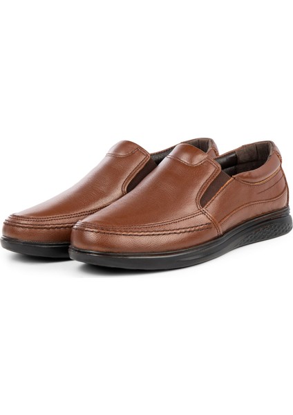 Cushy Deri Comfort Ortopedik Erkek Günlük Ayakkabı Ortopedik Baba Ayakkabısı