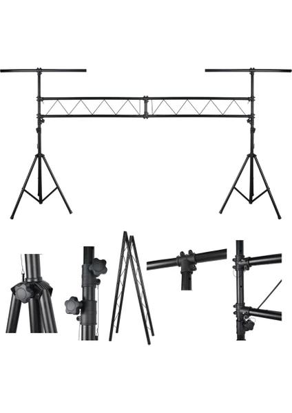 Ls-2x Taşınabilir Seyyar Sahne Işık Standı Seti