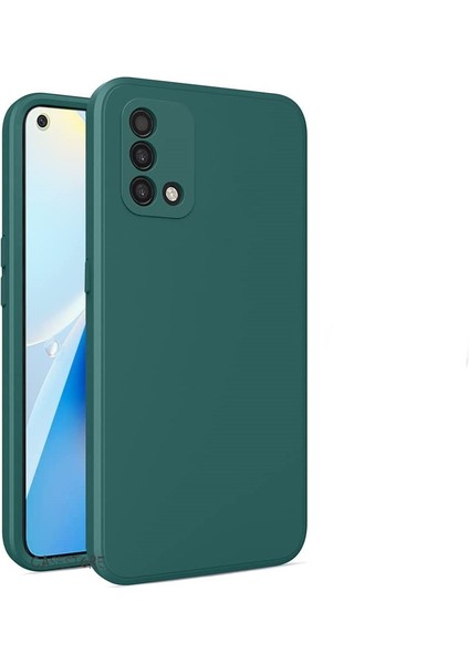 Oppo A74 Uyumlu Kılıf Kamera Lens Korumalı Içi Kadife Silikon Iz Yapmaz Ipeksi His Liquid Renkli Yumuşak Silikon Lansman