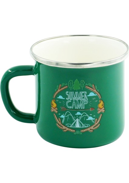 Retro Emaye Orcamp Kupa Bardak Mug