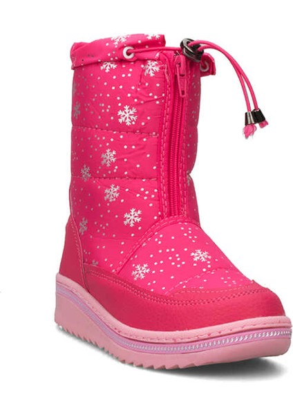 Le Petit Fuşya Kürklü Kız Çocuk Kar Botu