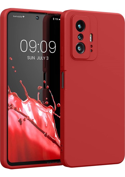 Xiaomi Mi 11T Uyumlu Kılıf Kamera Lens Korumalı Içi Kadife Silikon Iz Yapmaz Ipeksi His Liquid Renkli Yumuşak Silikon Lansman