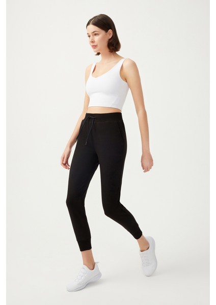 Kadın Siyah Jogger Eşofman Altı Sweatpants fiyatları
