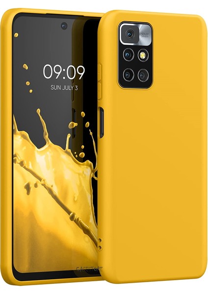 Xiaomi Redmi 10 2022 Uyumlu Kılıf Kamera Lens Korumalı Içi Kadife Silikon Iz Yapmaz Ipeksi His Liquid Renkli Yumuşak Silikon Lansman