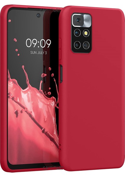 Xiaomi Redmi 10 2022 Uyumlu Kılıf Kamera Lens Korumalı Içi Kadife Silikon Iz Yapmaz Ipeksi His Liquid Renkli Yumuşak Silikon Lansman