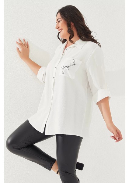 Büyük Beden Kadın Gömlek modelleri