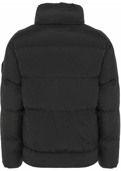CM211 Mat Siyah Erkek Şişme Mont