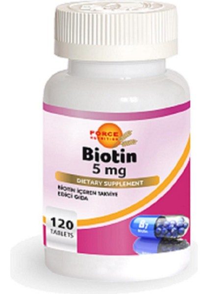 Biotin 5 Mg 120 Tablet