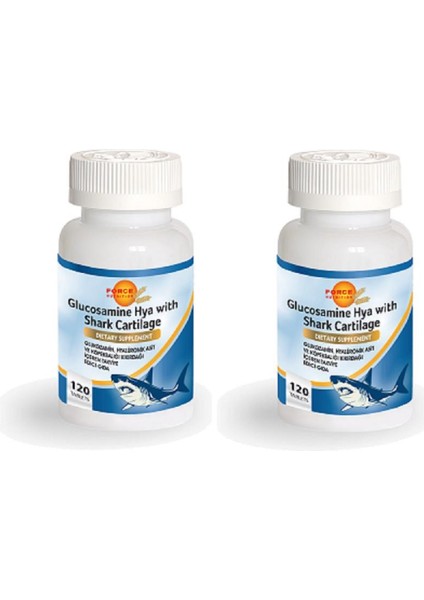 Köpekbalığı Kıkırdağı & Hyaluronik 120 Tablet 2 Kutu