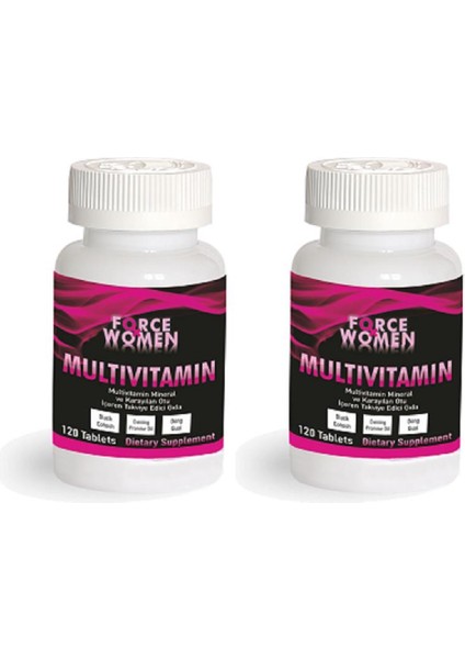 Forcewomen Multivitamin 120 Tablet 2 Kutu