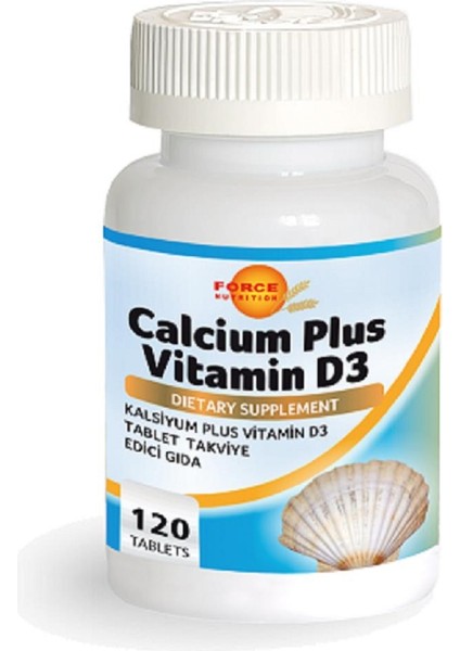 Calcium Plus Vitamin D3 120 Tablet