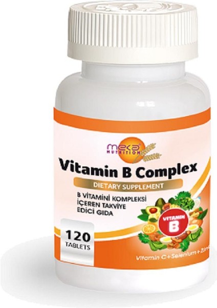 Force Nutrition B-Komplex Plus C 120 Tablet