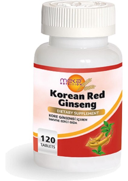 Korean Red Ginseng 500 Mg 120 Tablet