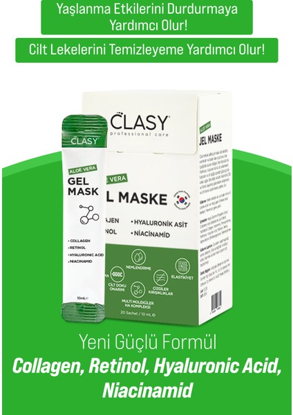 Clasy Aloevera Gel Mask