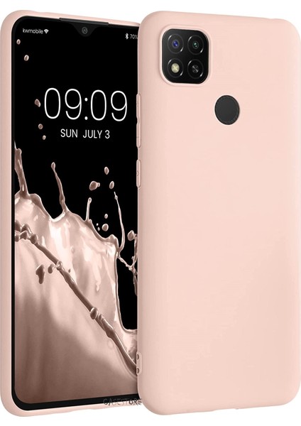 Xiaomi Redmi 9c Uyumlu Kılıf Kamera Lens Korumalı Içi Kadife Silikon Iz Yapmaz Ipeksi His Liquid Renkli Yumuşak Silikon Lansman