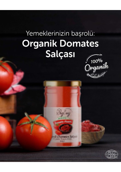 Organic Windy Valley Organik Domates Salçası İlave tuz içermez (650gr)