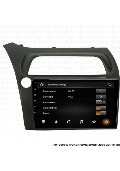 Honda Cıvıc Sport Android Carplay Multimedya Navigasyon Ekran Teyp 8GB+128GB fiyatları