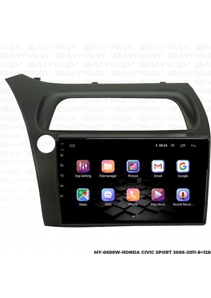 Honda Cıvıc Sport Android Carplay Multimedya Navigasyon Ekran Teyp 8GB+128GB indirimleri