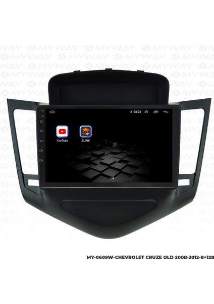 Chevrolet Cruze Android Carplay Multimedya Navigasyon Ekran Teyp 8GB+128GB