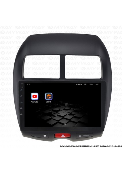 Mıtsubıshı Asx Android Carplay Multimedya Navigasyon Ekran Teyp 8GB+128GB modelleri