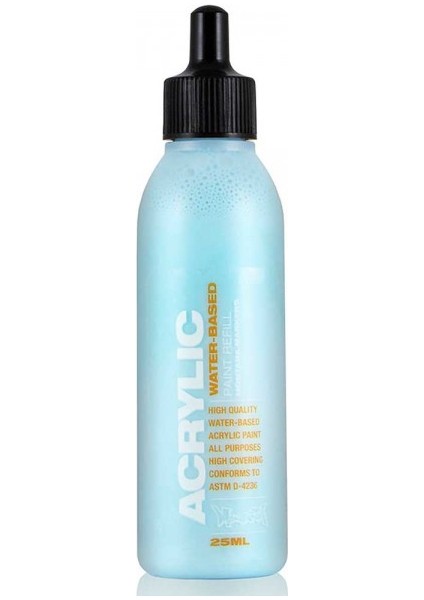 : Akrilik Markör Için Yedek Mürekkep : 25 ml : Shock Blue Light S5000