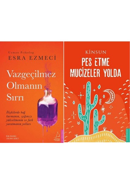 Vazgeçilmez Olmanın Sırrı - Pes Etme Mucizeler Yolda - 2 Kitap