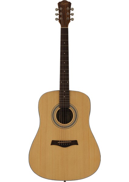 IW-240 Dreadnaught Akustik Gitar, Natural Renk