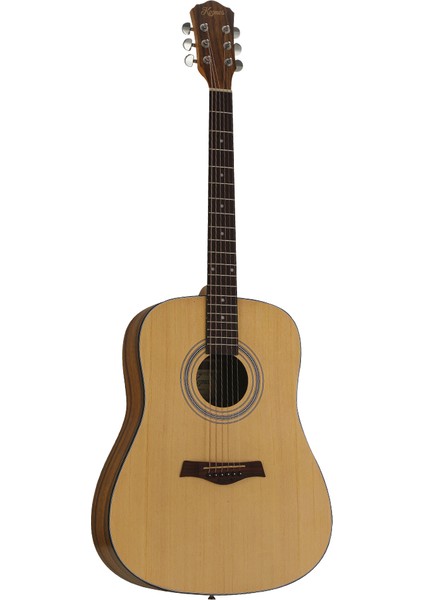 IW-240 Dreadnaught Akustik Gitar, Natural Renk