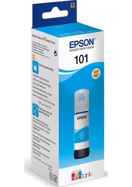 101 Mavi Mürekkep Şişesi 70 Ml. L4150/L4160/L6160/L6170/L6190/L14150 (C13T03V24A) Cyan