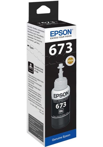 T6731-C13T67314A Siyah Orjinal Mürekkep - 70ML
