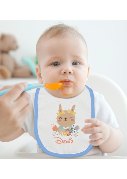 Kids Kişiye Özel Isimli 2’li Mavi Mama Önlüğü-5 modelleri