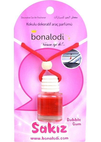 5 Adet Sakız Oto ve Oda Kokusu 10 ml