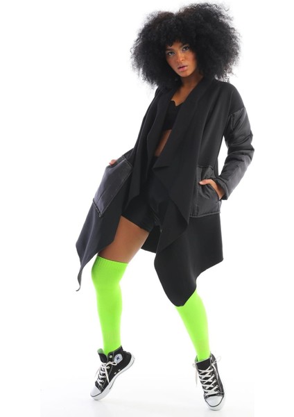 Kadın Siyah Owersize Cardigan Bayan Hırka Ceket fiyatları