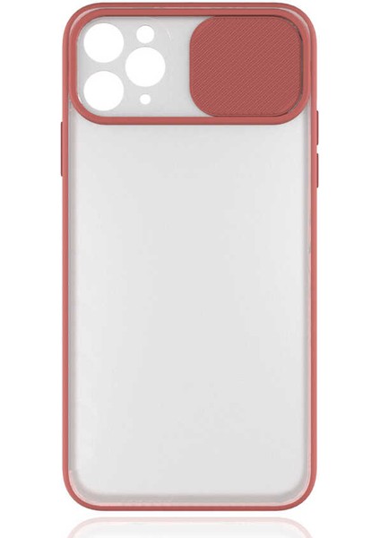 Apple iPhone 11 Pro Kılıf Kamera Lens Korumalı Sürgülü Slayt Kılıf