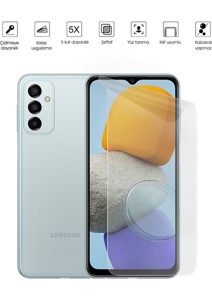 Kip GSM Samsung Galaxy M23 Ekran Koruyucu Tam Kaplayan Esnek Kırılmaz Nano Temperli