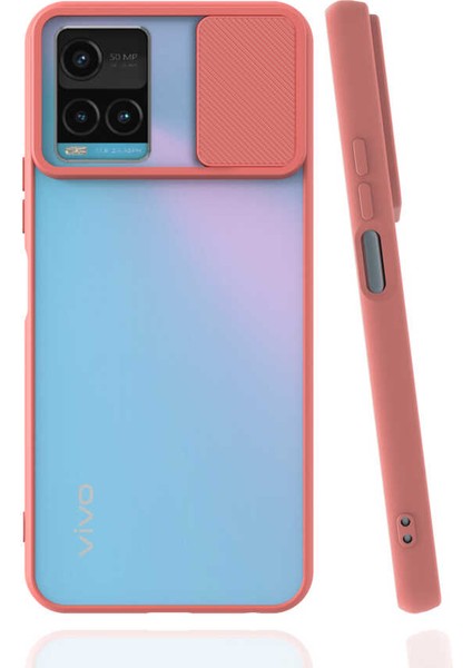 Vivo Y21S Kılıf Kamera Lens Korumalı Sürgülü Slayt Kılıf