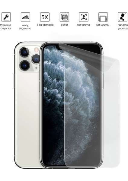 Kip GSM Apple iPhone 11 Pro Ekran Koruyucu Tam Kaplayan Esnek Kırılmaz Nano Temperli