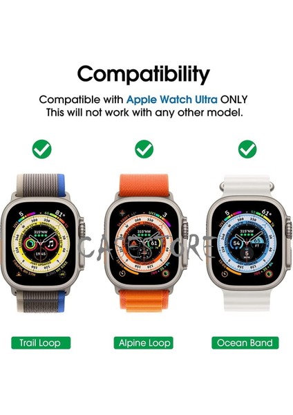 Apple Watch Ultra 49MM Uyumlu Ekran Koruyucu Kırılmaz Seramik Temperli Cam Tam Kaplar Nano Ppma fiyatları