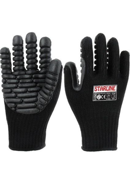 Starlıne E-125415 Kauçuk Vibrasyon Eldiveni