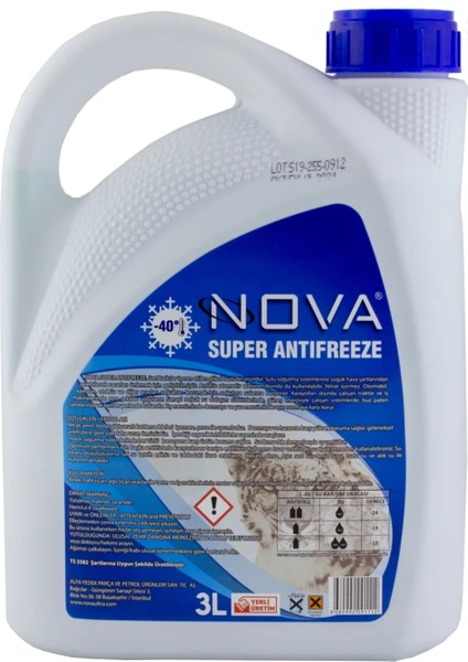 Ultra -40 Derece 3 Litre Yeşil Antifriz