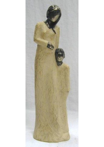 Wıse Veronese Kadın Serisi-Wıse Anne ve Oğul-24,5*7*5,5 Cm.– Dekoratif Obje