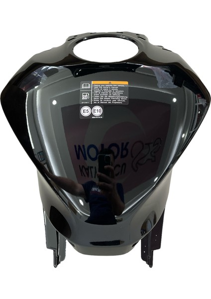 R25 2020 Benzin Deposu Arka Kapak Parlak Siyah