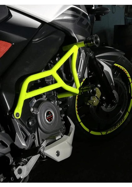 Bajaj Pulsar 200 Ns Koruma Demiri Set Neon