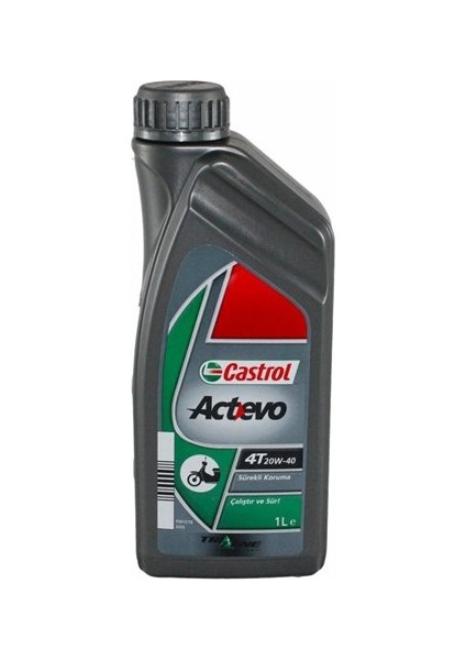 Castrol Actevo 20W 40 Motosiklet Yağı 1 Lt.